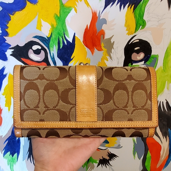 Coach Leather Wallet - Picture 1 of 6